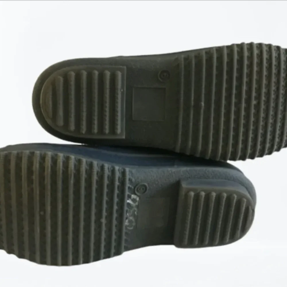 Khombu Snow Boots Shoes Size 6 Gray Blue Waterproof